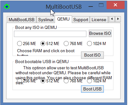 qemu boot iso